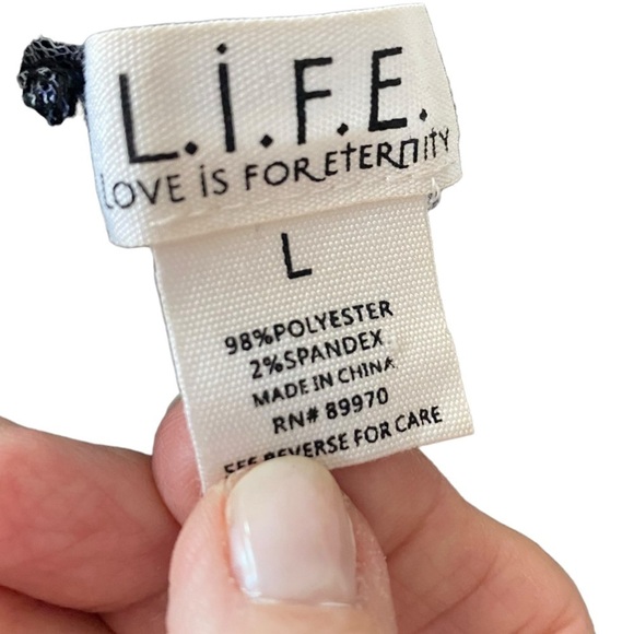 L.I.F.E. - LOVE IS FOR ETERNITY - SHEER HIGH COLLAR MESH SMOCK PUFF SLEEVE B20 - Picture 11 of 12